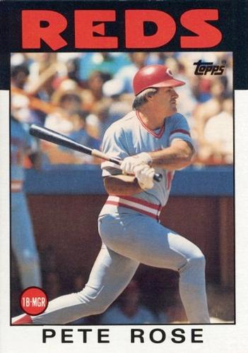 1986 Topps Super #46 Pete Rose Front