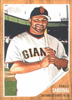 2011 Topps Heritage #40 Pablo Sandoval Front