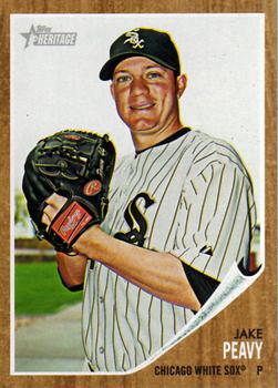 2011 Topps Heritage #89 Jake Peavy Front