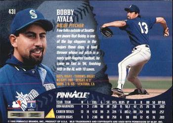 1995 Pinnacle - Artist's Proofs #431 Bobby Ayala Back