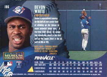 1995 Pinnacle - Museum Collection #186 Devon White Back