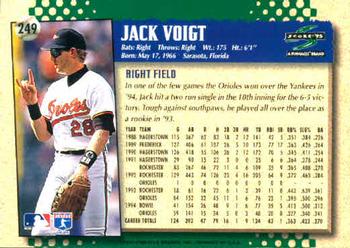 1995 Score #249 Jack Voigt Back
