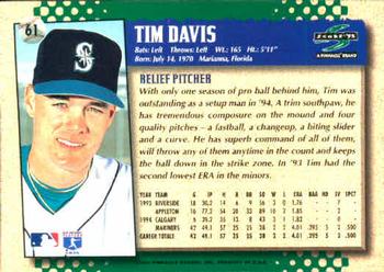 1995 Score #61 Tim Davis Back