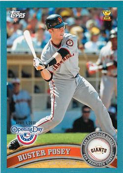 2011 Topps Opening Day - Blue #174 Buster Posey Front