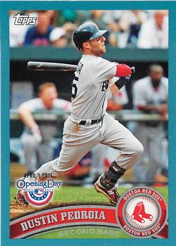 2011 Topps Opening Day - Blue #192 Dustin Pedroia Front