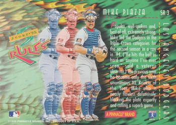 1995 Score - Score Rules #SR3 Mike Piazza Back