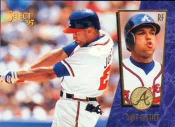 1995 Select #67 David Justice Front