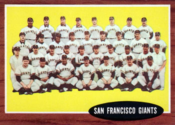 1962 Topps #226 San Francisco Giants Front