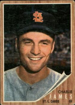 1962 Topps #412 Charlie James Front