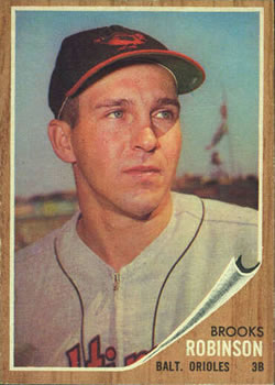 1962 Topps #45 Brooks Robinson Front