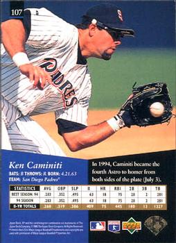 1995 SP #107 Ken Caminiti Back