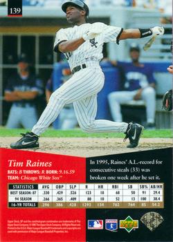 1995 SP #139 Tim Raines Back