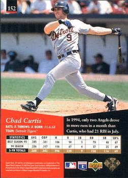 1995 SP #152 Chad Curtis Back