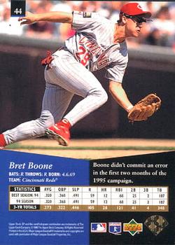 1995 SP #44 Bret Boone Back