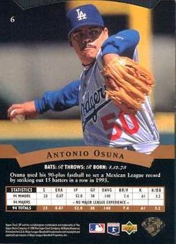 1995 SP #6 Antonio Osuna Back