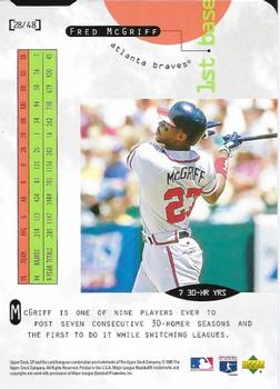 1995 SP - Special FX #28 Fred McGriff Back
