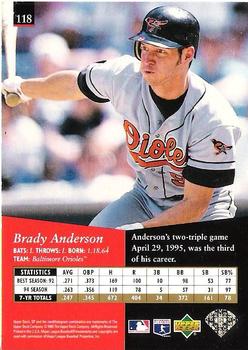 1995 SP - Superbafoil #118 Brady Anderson Back