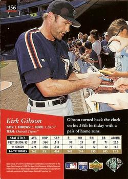 1995 SP - Superbafoil #156 Kirk Gibson Back