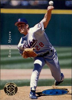1995 SP Championship #28 Randy Myers Front
