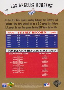 1995 SP Championship #57 Mike Piazza Back