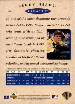 1995 SP Championship #80 Denny Neagle Back