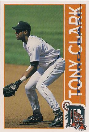 1996 Hebrew National Detroit Tigers #3 Tony Clark Front