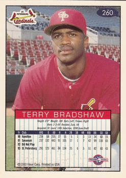 1993-94 Fleer Excel #260 Terry Bradshaw Back