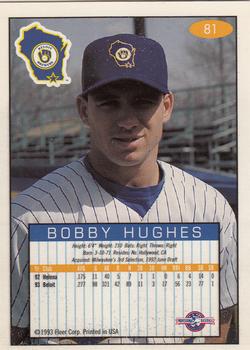 1993-94 Fleer Excel #81 Bobby Hughes Back