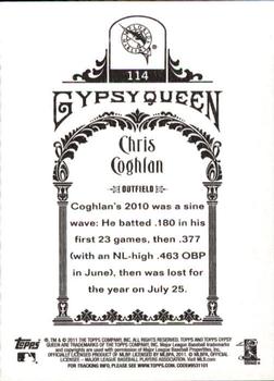 2011 Topps Gypsy Queen #114 Chris Coghlan Back