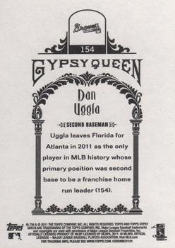 2011 Topps Gypsy Queen #154 Dan Uggla Back