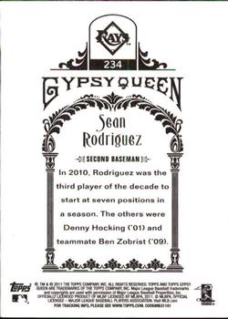 2011 Topps Gypsy Queen #234 Sean Rodriguez Back