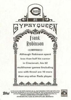 2011 Topps Gypsy Queen #85 Frank Robinson Back