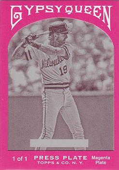 2011 Topps Gypsy Queen - Framed Printing Plate Magenta #61 Robin Yount Front