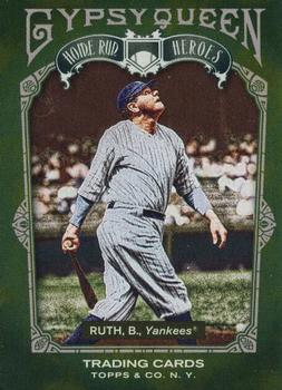 2011 Topps Gypsy Queen - Home Run Heroes #HH1 Babe Ruth Front