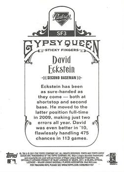 2011 Topps Gypsy Queen - Sticky Fingers #SF3 David Eckstein Back