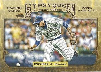 2011 Topps Gypsy Queen - Sticky Fingers #SF14 Alcides Escobar Front