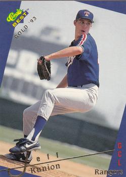 1993 Classic Best Gold #108 Jeff Runion Front