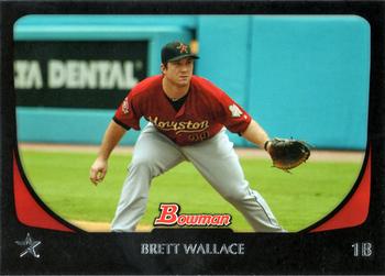 2011 Bowman #154 Brett Wallace Front