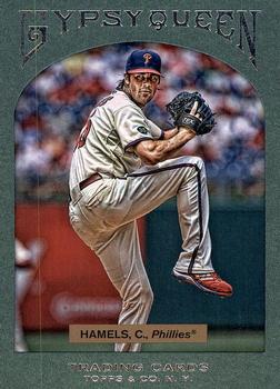 2011 Topps Gypsy Queen - Framed Green #3 Cole Hamels Front