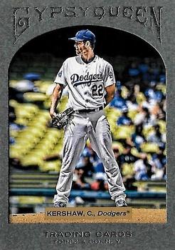 2011 Topps Gypsy Queen - Framed Green #87 Clayton Kershaw Front