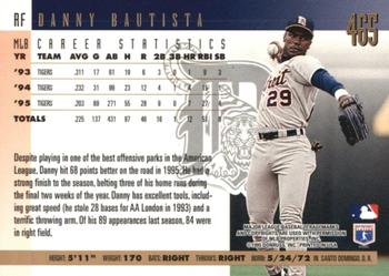 1996 Donruss - Press Proofs #465 Danny Bautista Back