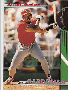 1993 Stadium Club St. Louis Cardinals #25 Brian Jordan  Front