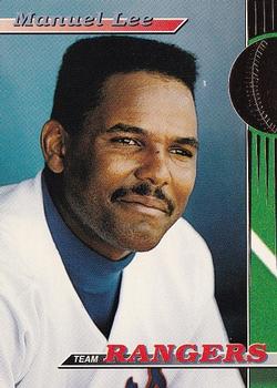 1993 Stadium Club Texas Rangers #18 Manuel Lee  Front