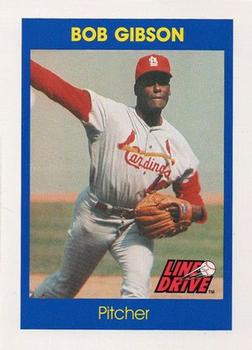 1991 Line Drive #3 Bob Gibson Front