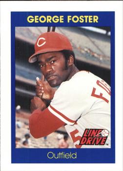 1991 Line Drive #37 George Foster Front