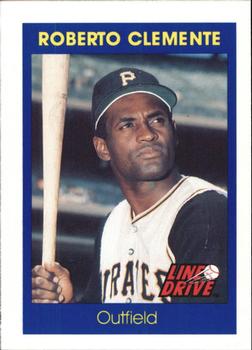 1991 Line Drive #39 Roberto Clemente Front