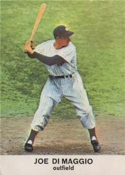 1961 Golden Press Hall of Fame Baseball Stars #9 Joe DiMaggio Front