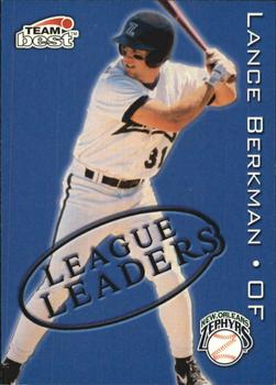 1999 Team Best Rookie - League Leaders #2 Lance Berkman Front