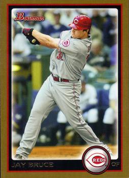2010 Bowman - Gold #3 Jay Bruce Front