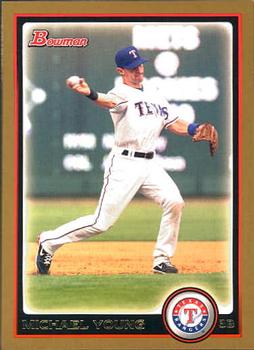 2010 Bowman - Gold #76 Michael Young Front